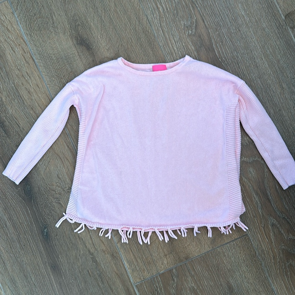 Lilly Pulitzer girls sweater. Size 4/5. Color pink.